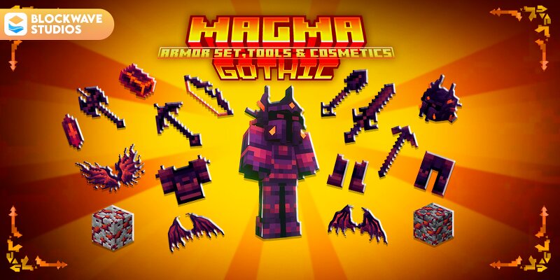 Magmanite | Armor set & Tools - Ore preview