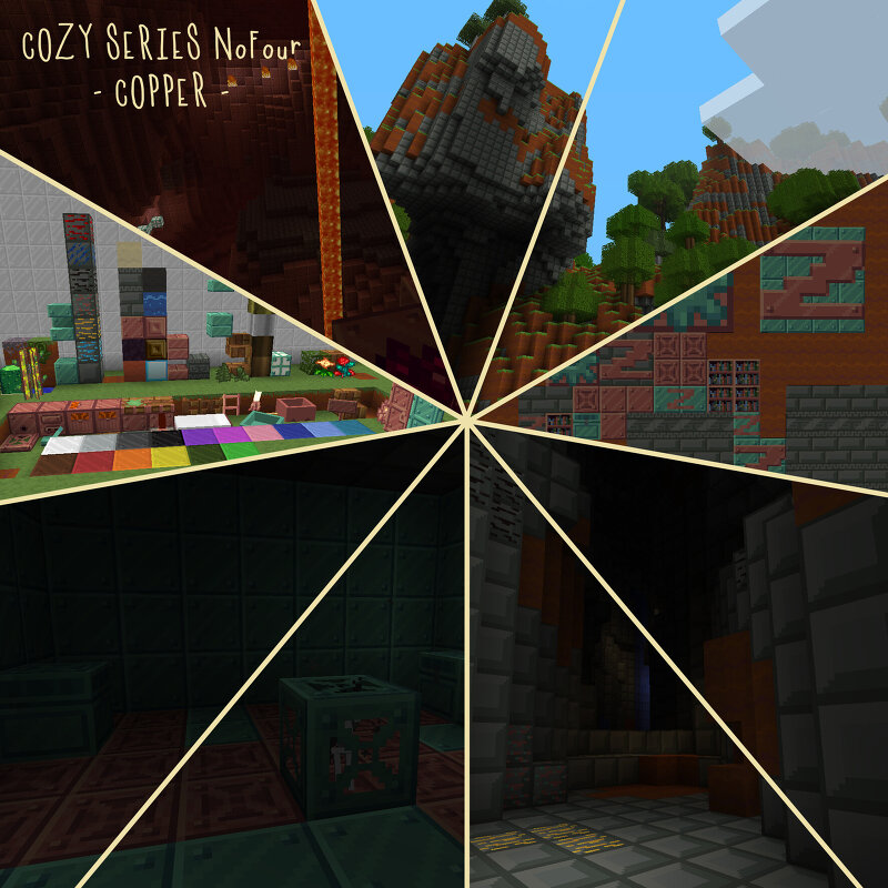 Cozy Series #4: Cozy Copper (16x Texture Pack; inspired by Trial Chambers/Copper) (Beta) preview