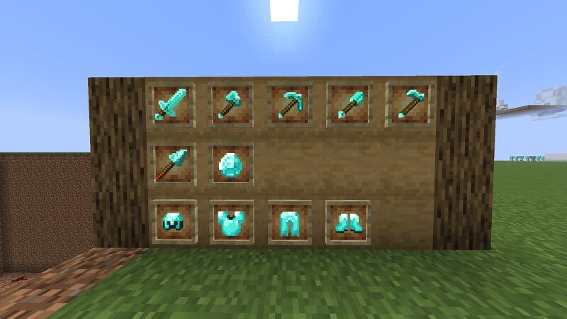 Roxo's Retweaked Diamond Armor n' Tools preview