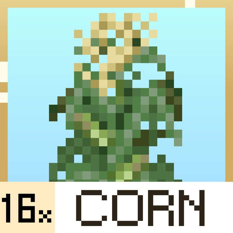 Texture Corn Plant (Large Ferns) preview