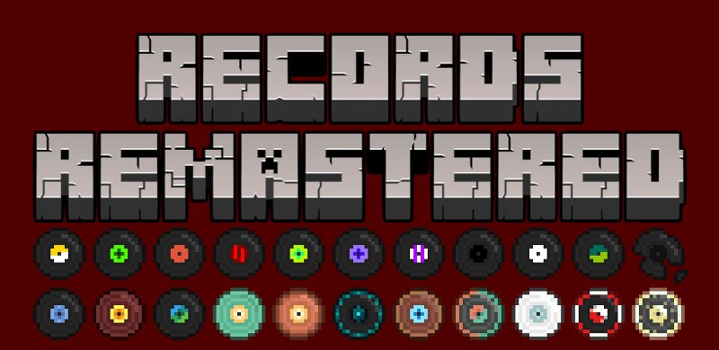 Records Remastered | Music Disc Resource Pack preview
