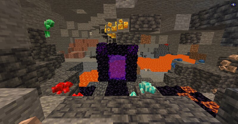 texture pack minerais ores preview