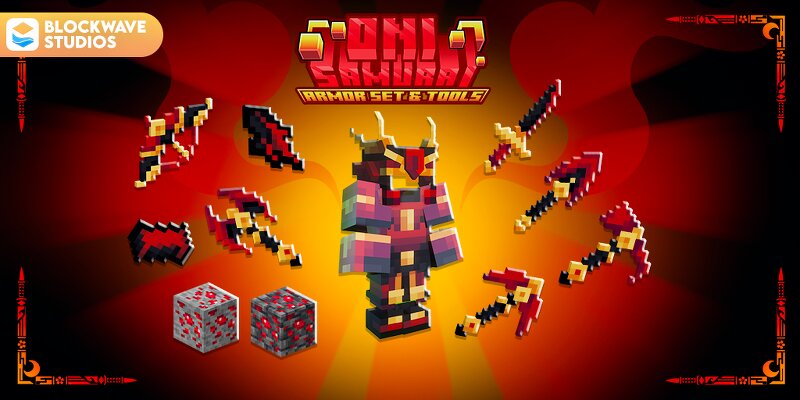 Oni Samurai | Armor set & Tools - Ore preview