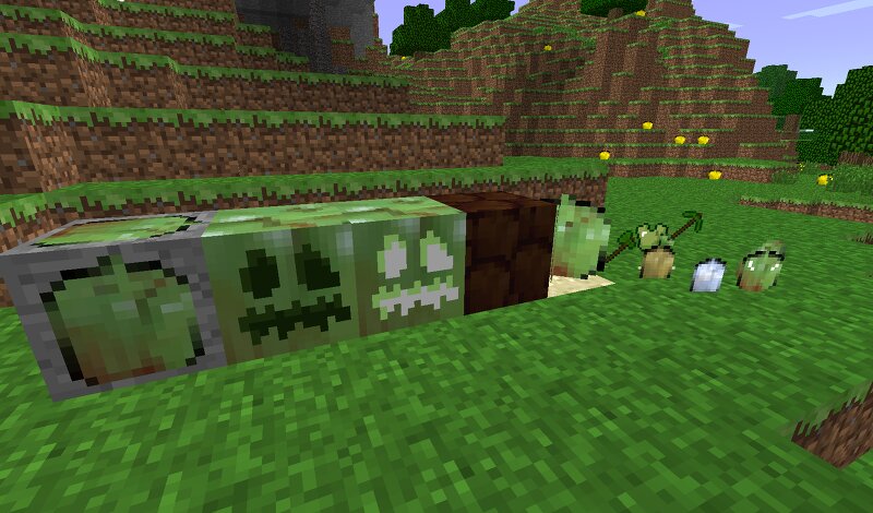 GIMP bell pepper texture pack preview