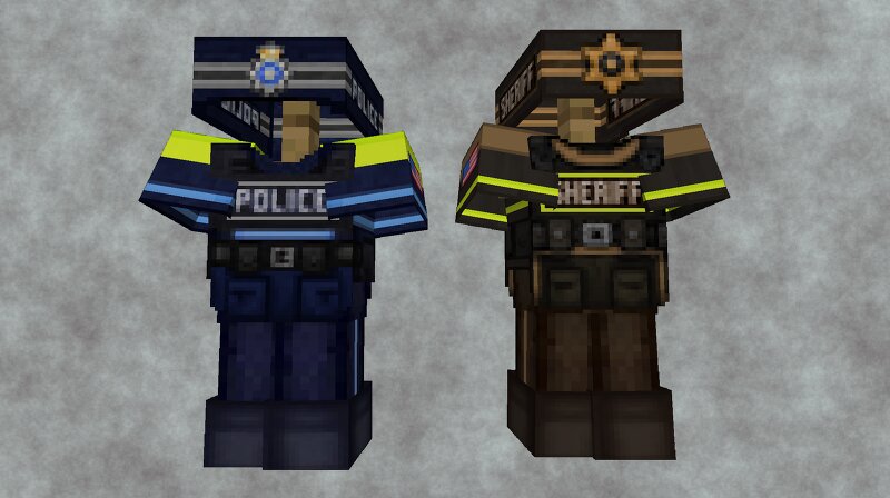 POLICE / SHERIFF UNIFORM | Minecraft Realistic Armor preview