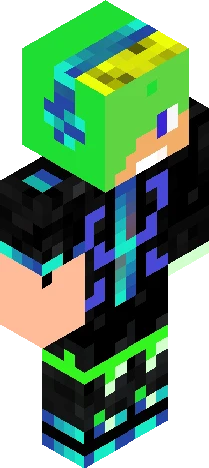 Skin 07ffab Minecraft skin preview