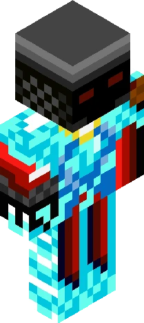 pixelated video game character Minecraft skin preview