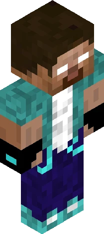 male figure with distinct Minecraft skin preview