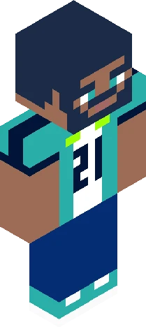 Skin 1b5a66 Minecraft skin preview