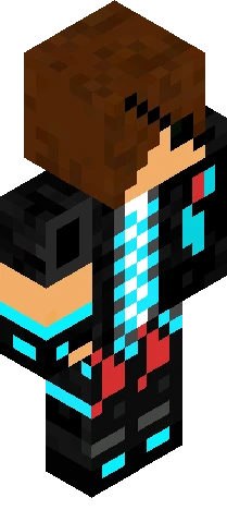 rendered in a pixelated, Minecraft skin preview