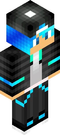 Skin 31e6ff Minecraft skin preview