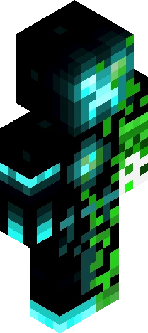 Blue Enderman Minecraft skin preview