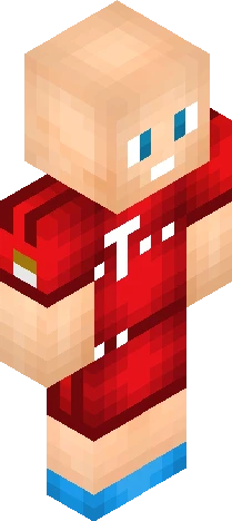 simplified, blocky figure reminiscent Minecraft skin preview