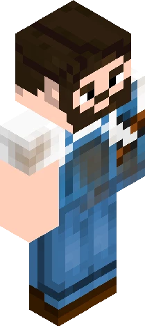 male figure with dark Minecraft skin preview