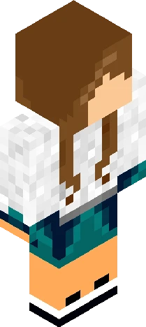 image displays a stylized Minecraft skin preview