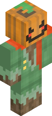 Pumpkinman Skin Minecraft skin preview
