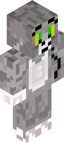 Green Cat Minecraft skin preview