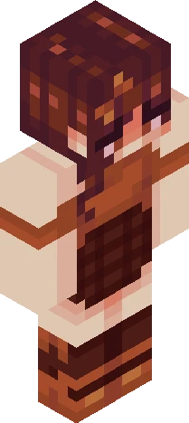 pixelated representation commonly found Minecraft skin preview
