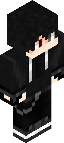 image displays a stylized, Minecraft skin preview