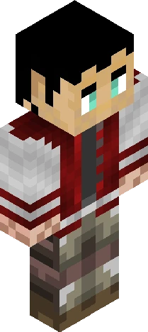 male avatar with stylized Minecraft skin preview