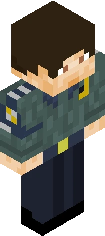male figure with short, Minecraft skin preview