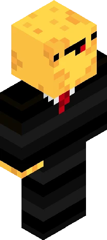 Red Creeper Minecraft skin preview