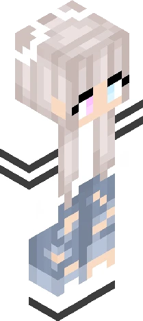 White Mage Minecraft skin preview