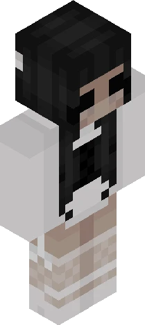 image displays a video Minecraft skin preview
