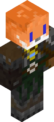 fox or a cat Minecraft skin preview