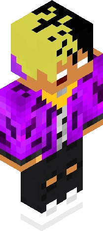 rendered in a pixelated, Minecraft skin preview