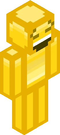 Gold Steve Skin Minecraft skin preview