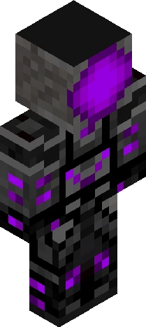 representation of an armored Minecraft skin preview