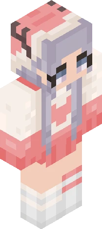 image displays a video Minecraft skin preview