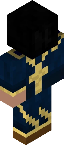 image displays a video Minecraft skin preview