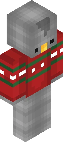 pixelated character that resembles Minecraft skin preview