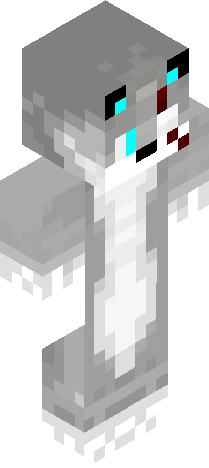 Blue Cat Minecraft skin preview