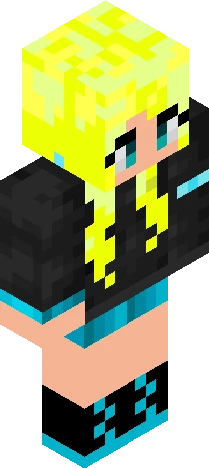 blond pixie cut Skin Minecraft skin preview