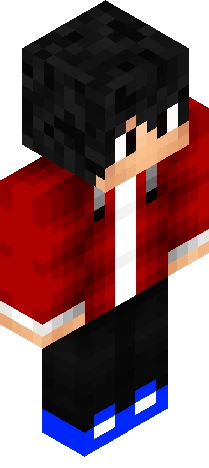 rendered in a simplistic, Minecraft skin preview