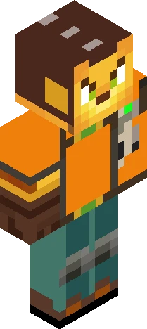 Skin ff9949 Minecraft skin preview