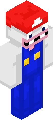 Rabbid Mario Minecraft skin preview