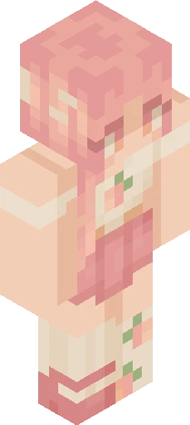 Peach Blossom Minecraft skin preview