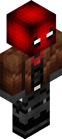 Red Hood Minecraft skin preview