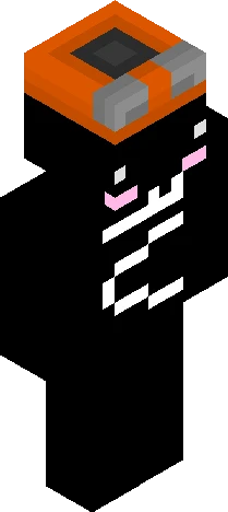9-Volt the Fluffy Battery Minecraft skin preview