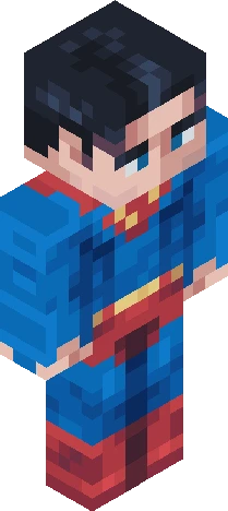 Superman Minecraft skin preview