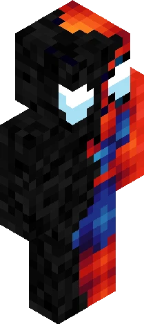 Spider-Man and Venom Minecraft skin preview