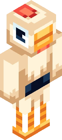 Hive Groundwars NPC / Clucky Costume Minecraft skin preview