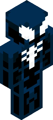 Symbiote Spider-Man Minecraft skin preview