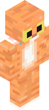 Orange Cat Minecraft skin preview