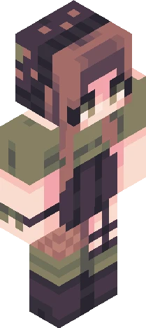 matcha latte Minecraft skin preview