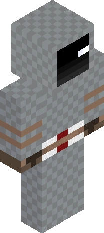 The Templar Knight (edgelord ver) Minecraft skin preview